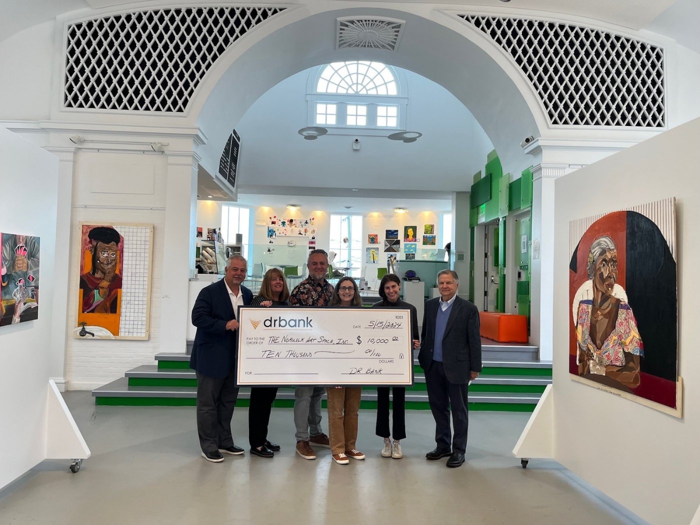 DR Bank is thrilled to announce our $10,000 donation to The Norwalk Art Space (TNAS)!