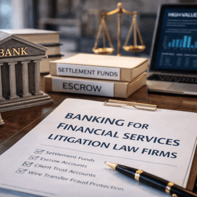 Banking Solutions for a Financial Services Litigation Law Firm