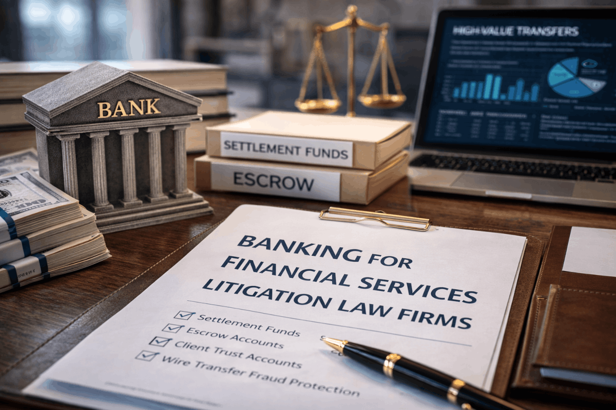 Banking Solutions for a Financial Services Litigation Law Firm