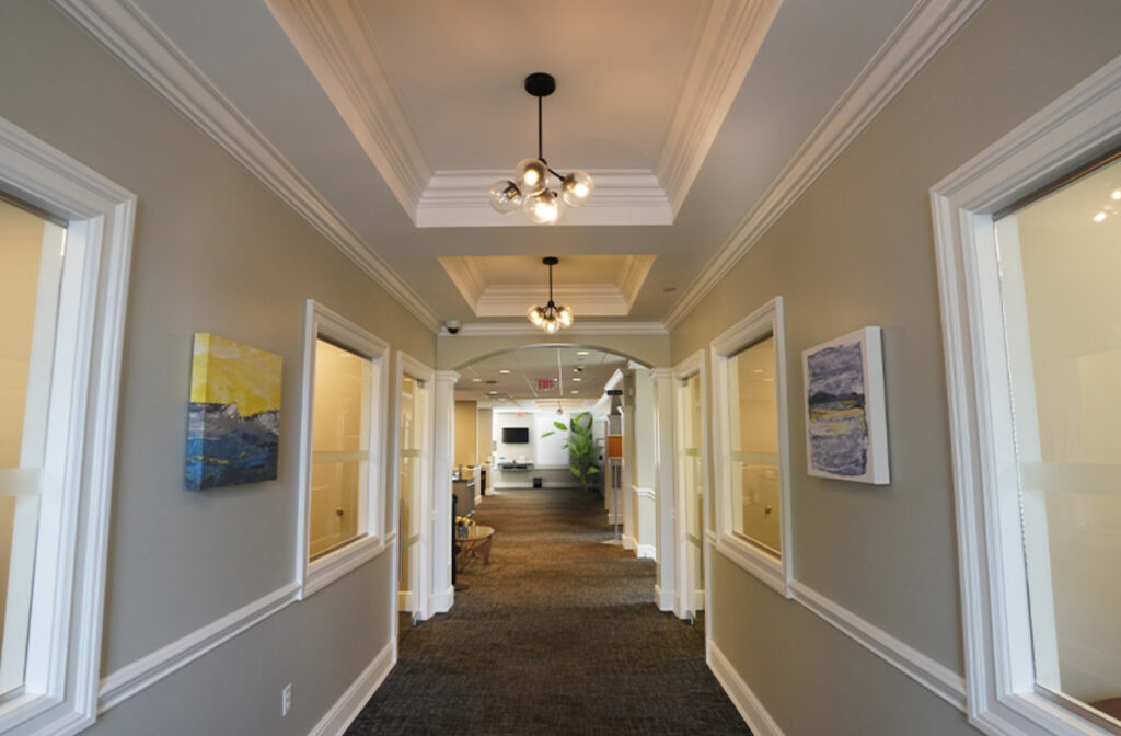 Inside the DR Bank branch in ROWAYTON