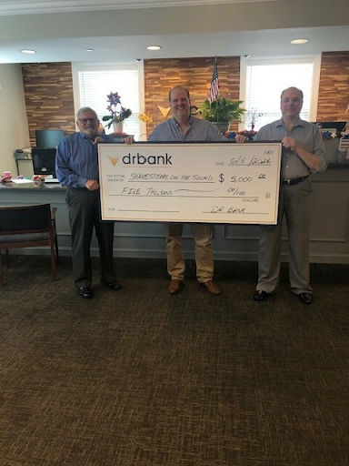 DR Bank Donates $5,000 to Support Shakespeare on the Sound